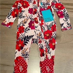 Posh Peanut 0-3 Chloe Ruffled Footie